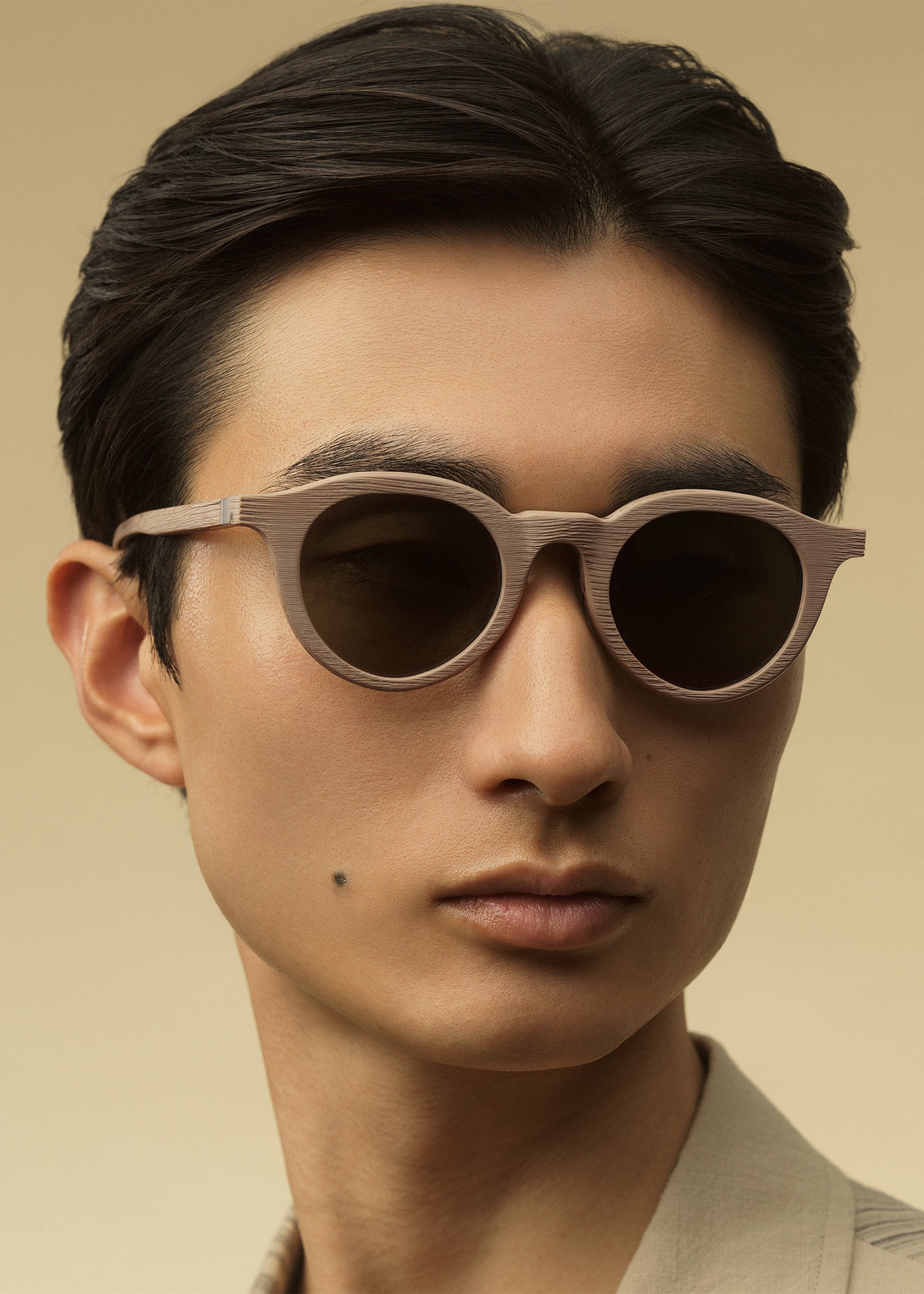 Issey Miyake Eyes Wood-Boston sluneční brýle wood beige