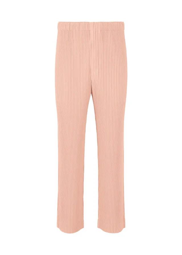 Issey Miyake Color Pleats 2 kalhoty vínové lehčké