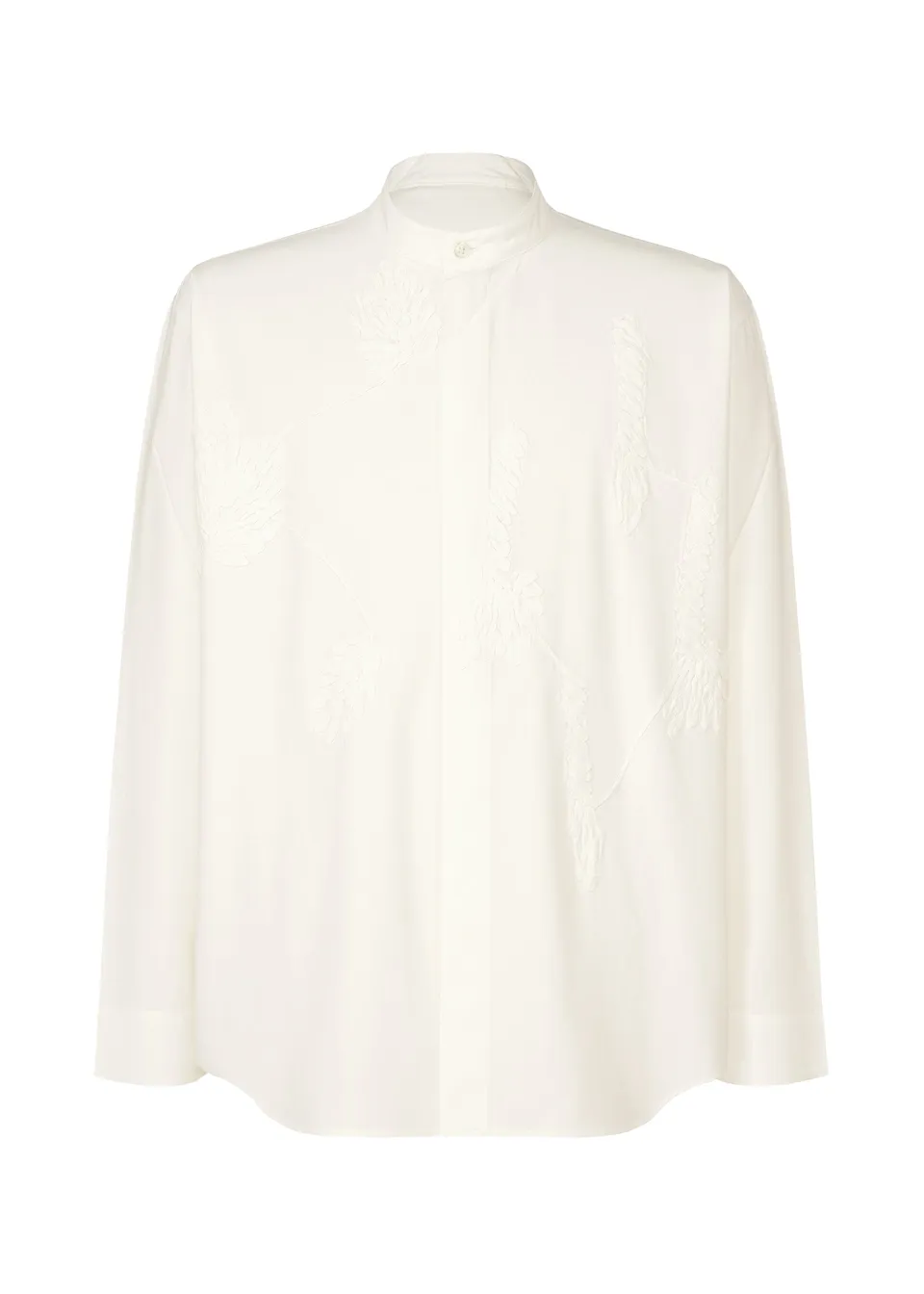 Issey Miyake Homme Plissé Embroidery Press košile White