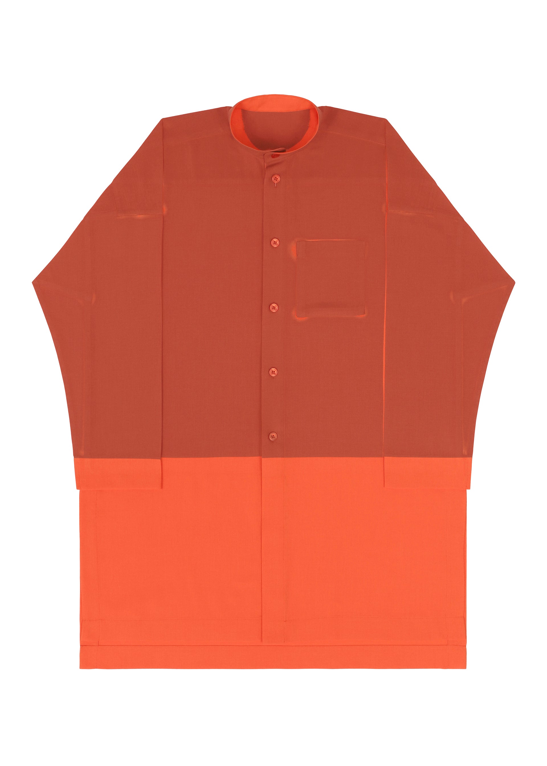 Homme Plissé Issey Miyake Press Shirt košile červená