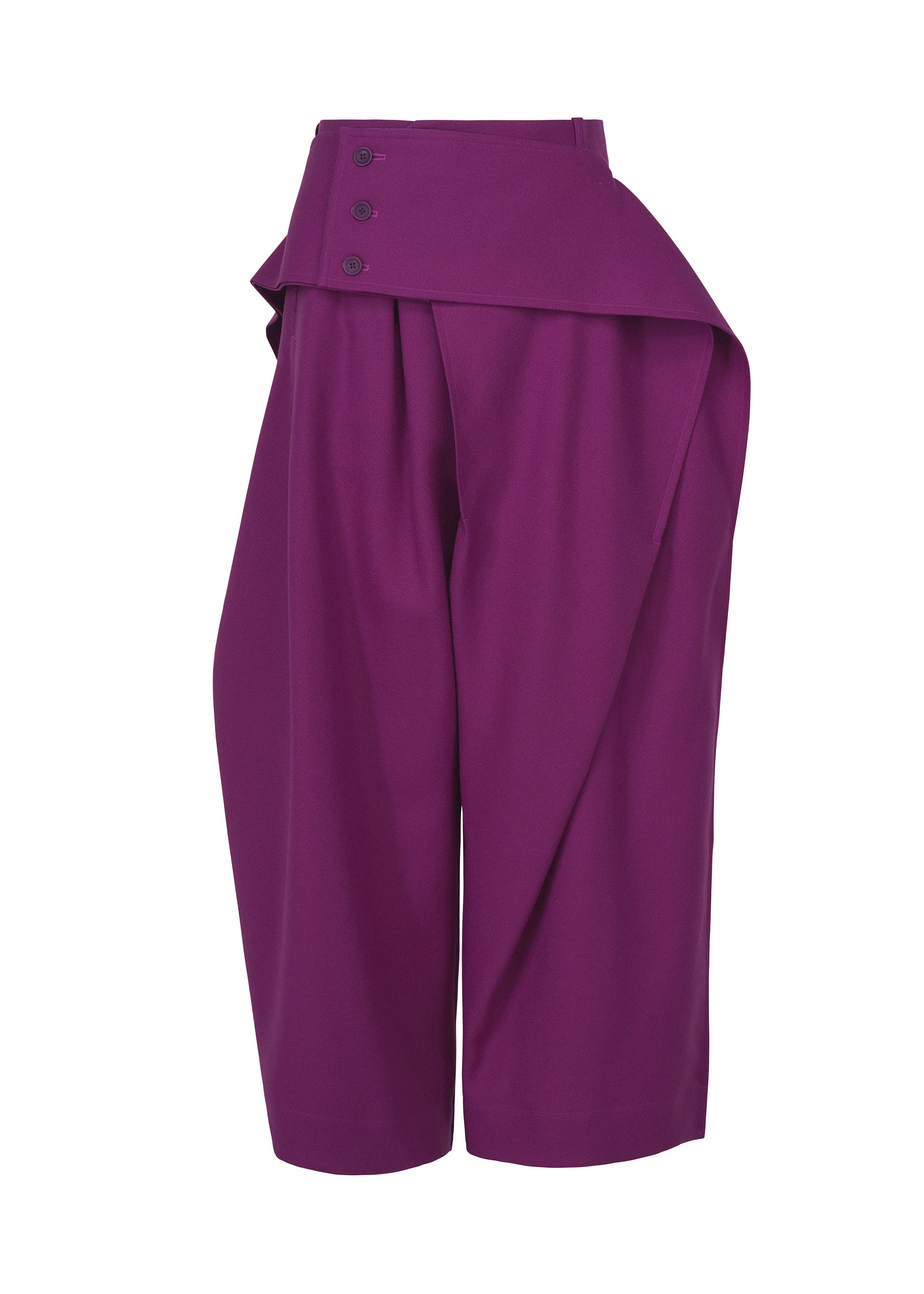 Issey Miyake Calligraph kalhoty černé vel. 2 vlněné