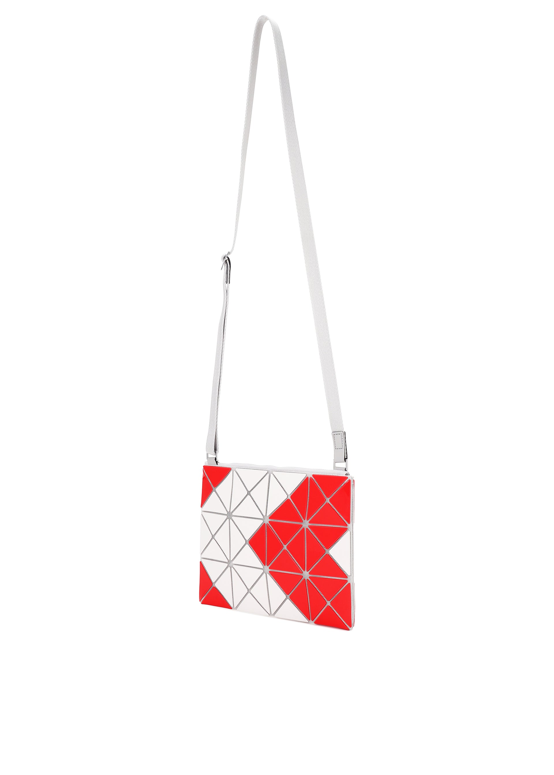 Issey Miyake Sign kabelka přes rameno červená grafický motiv
