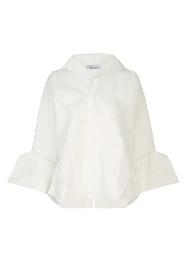Issey Miyake 132 5. F-SH-1 skládaná košile bílá