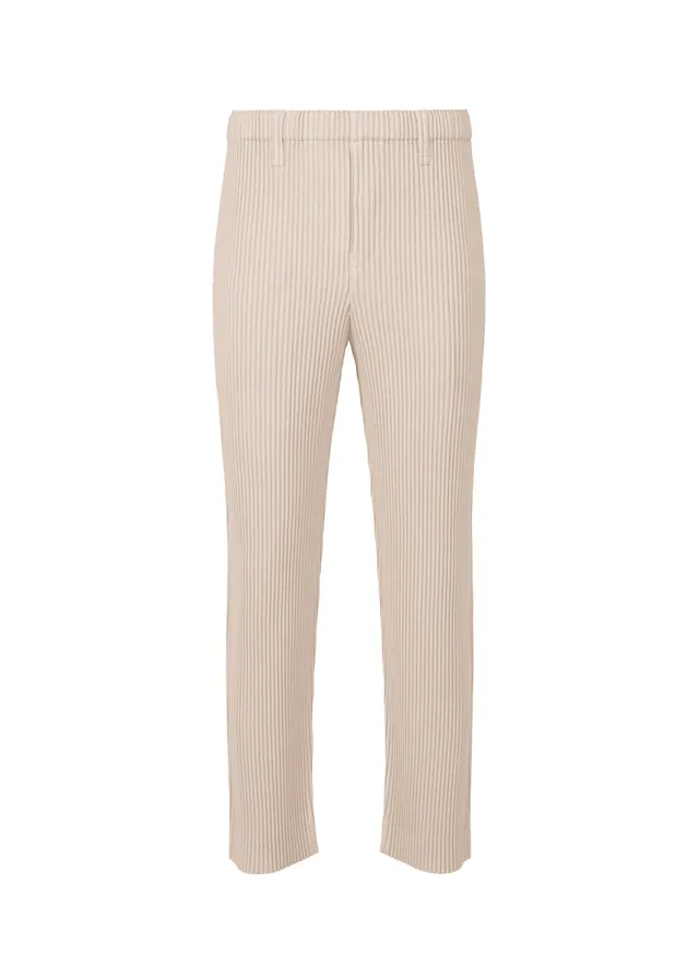 Issey Miyake Linen Like kalhoty béžové vel. 2 lehčí