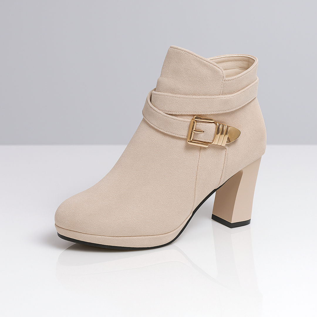 Norielle elegantní kotníkové boty na stabilním podpatku