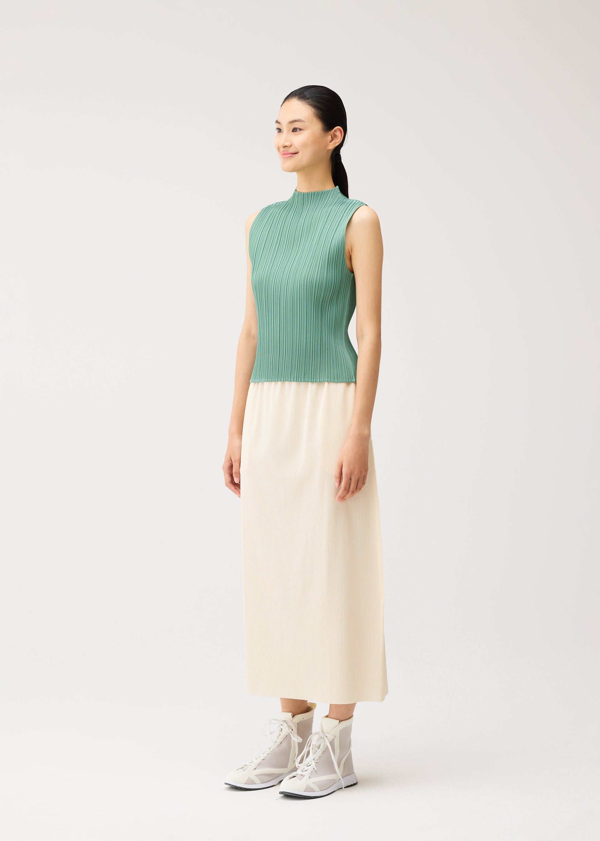Issey Miyake A-Poc Bottoms sukně černá plisovaná