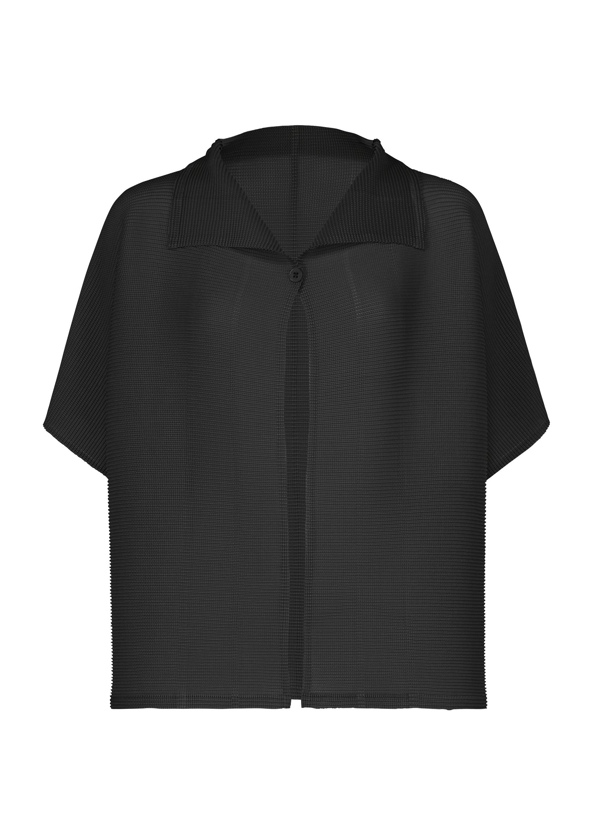 Issey Miyake Square Stretch Pleats kardigan bílý