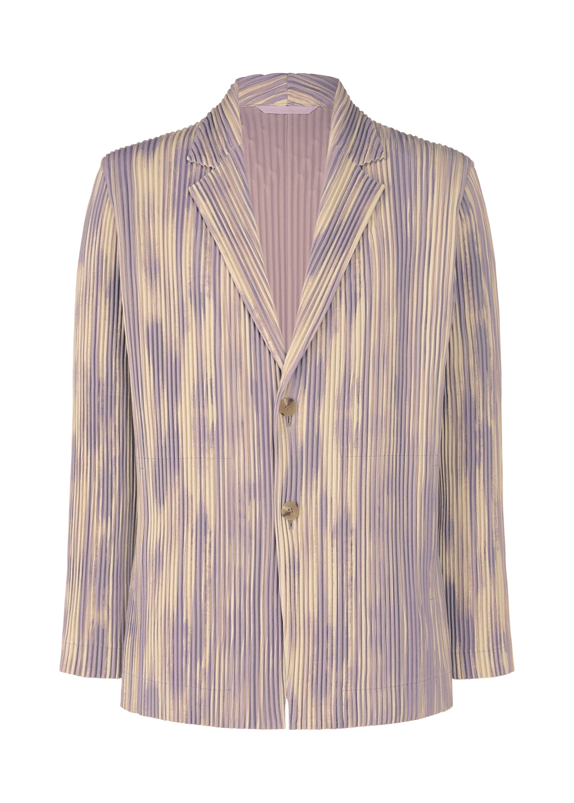 Issey Miyake Homme Plissé Brushstroke sako černé pruh