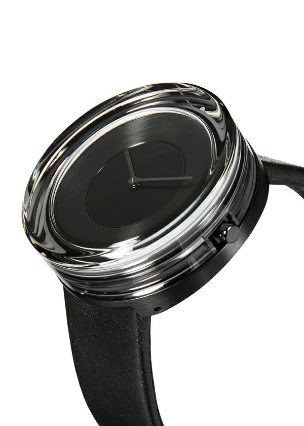 Issey Miyake Glass Watch hodinky černé Yoshioka