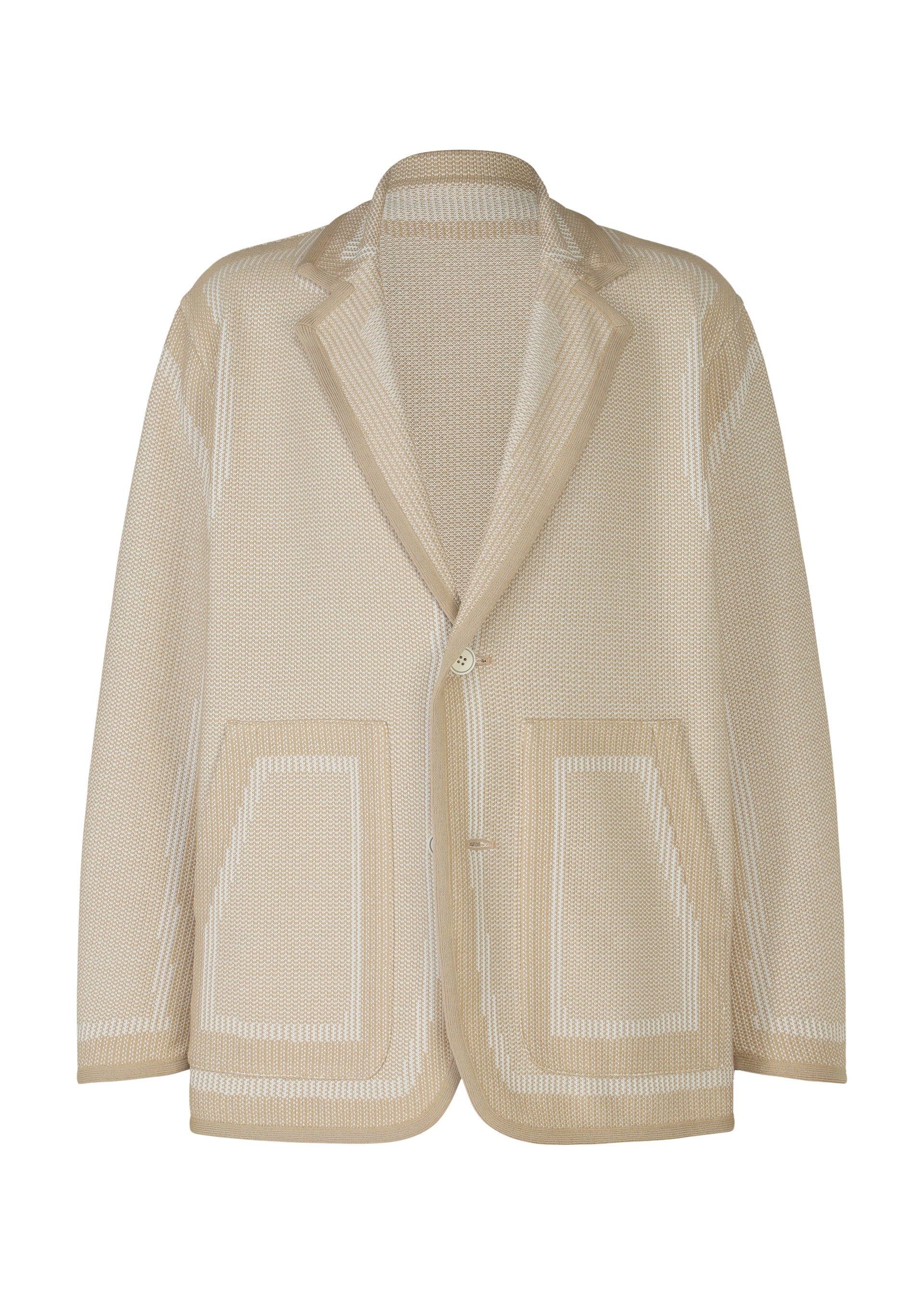 Issey Miyake Type-K 008 pletená bunda černá