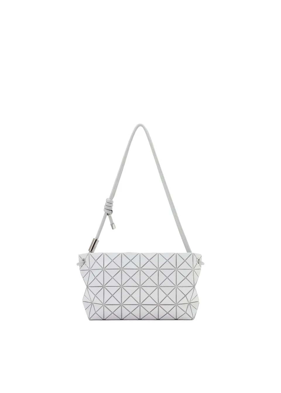 Issey Miyake Loop One-Tone crossbody Light Gray měkká boxy