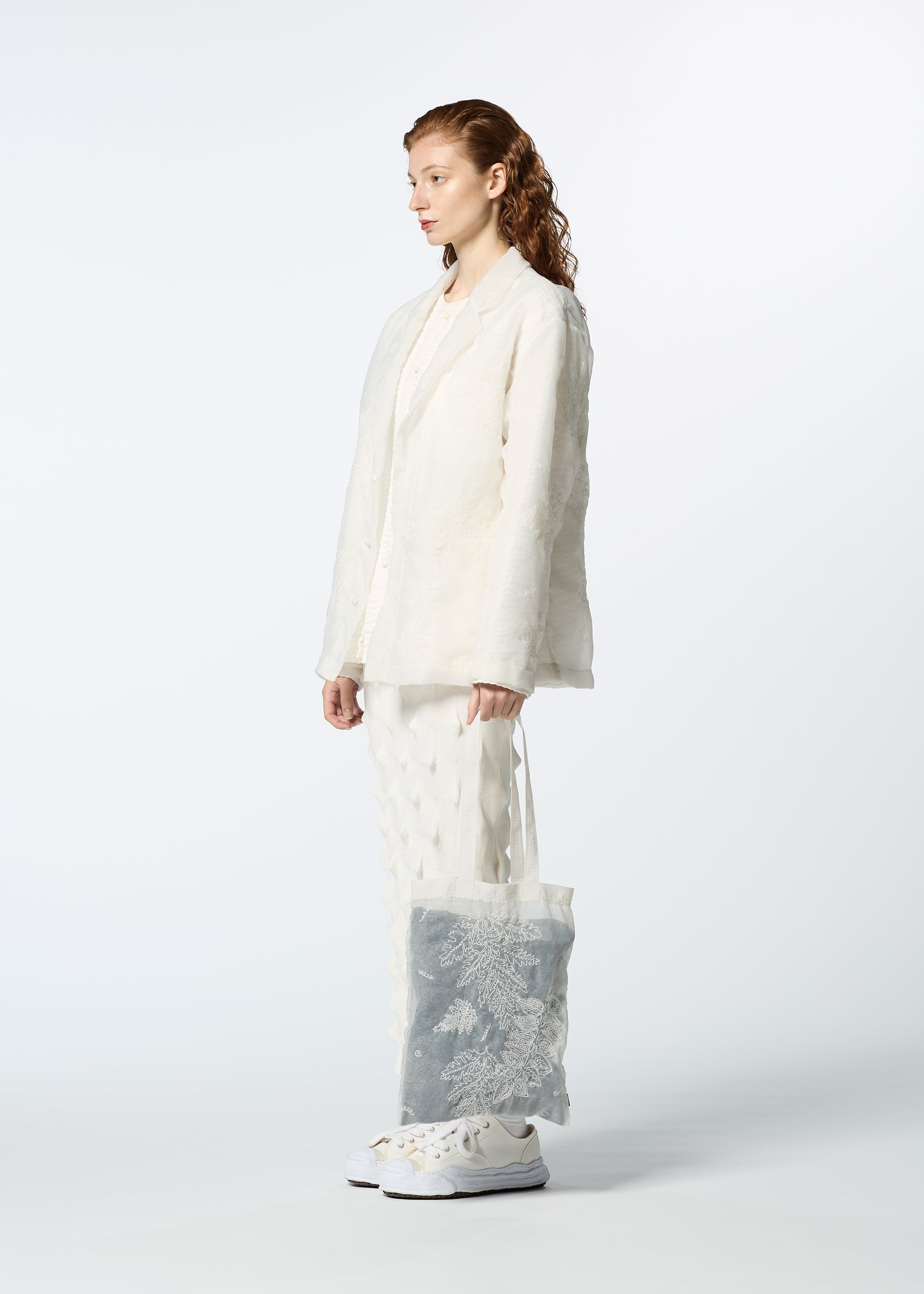 HaaT Issey Miyake Glassleaf Tote January kabelka bílá