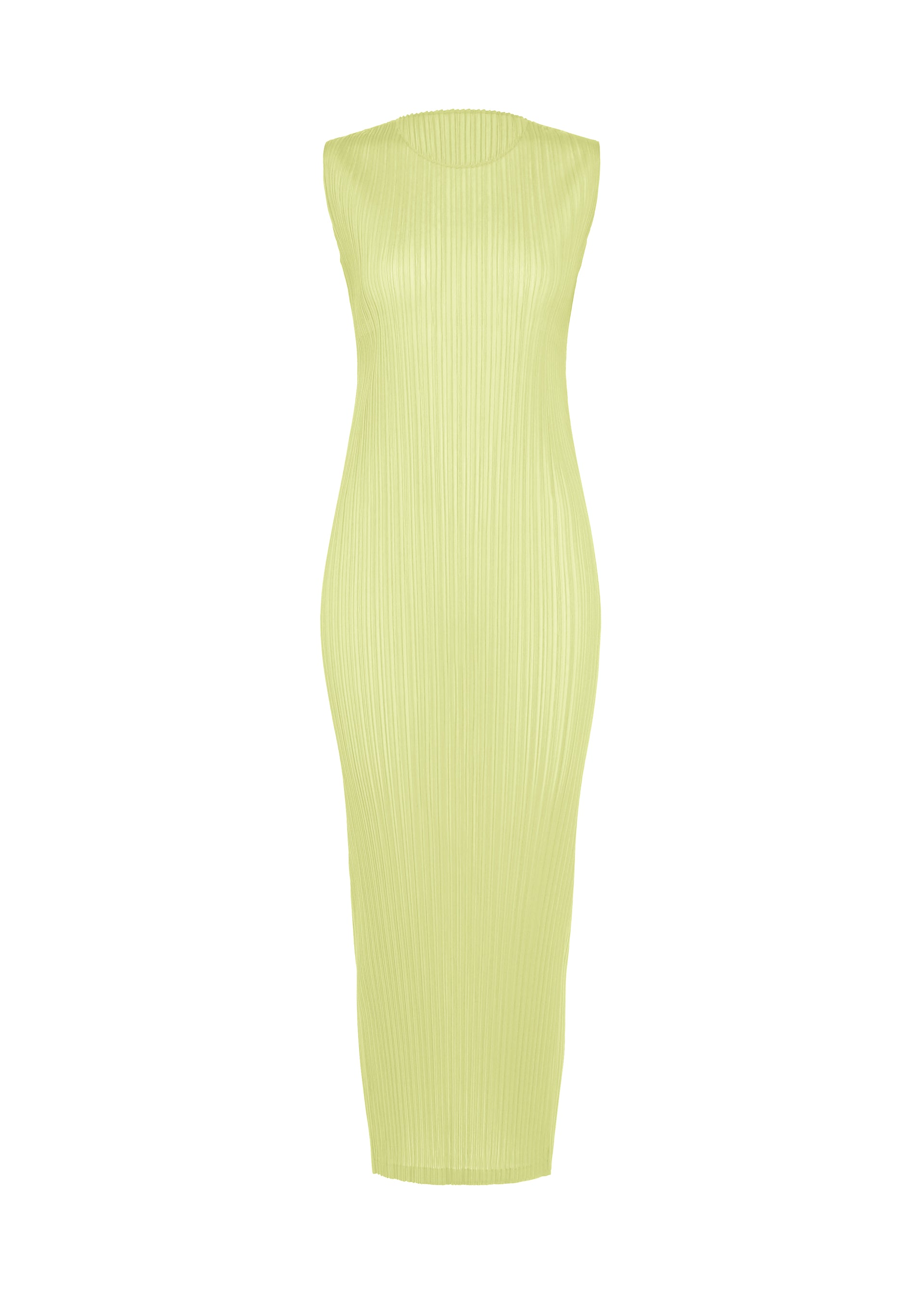 Issey Miyake Sheer Slit Pleats šaty černé bez rukávů 2