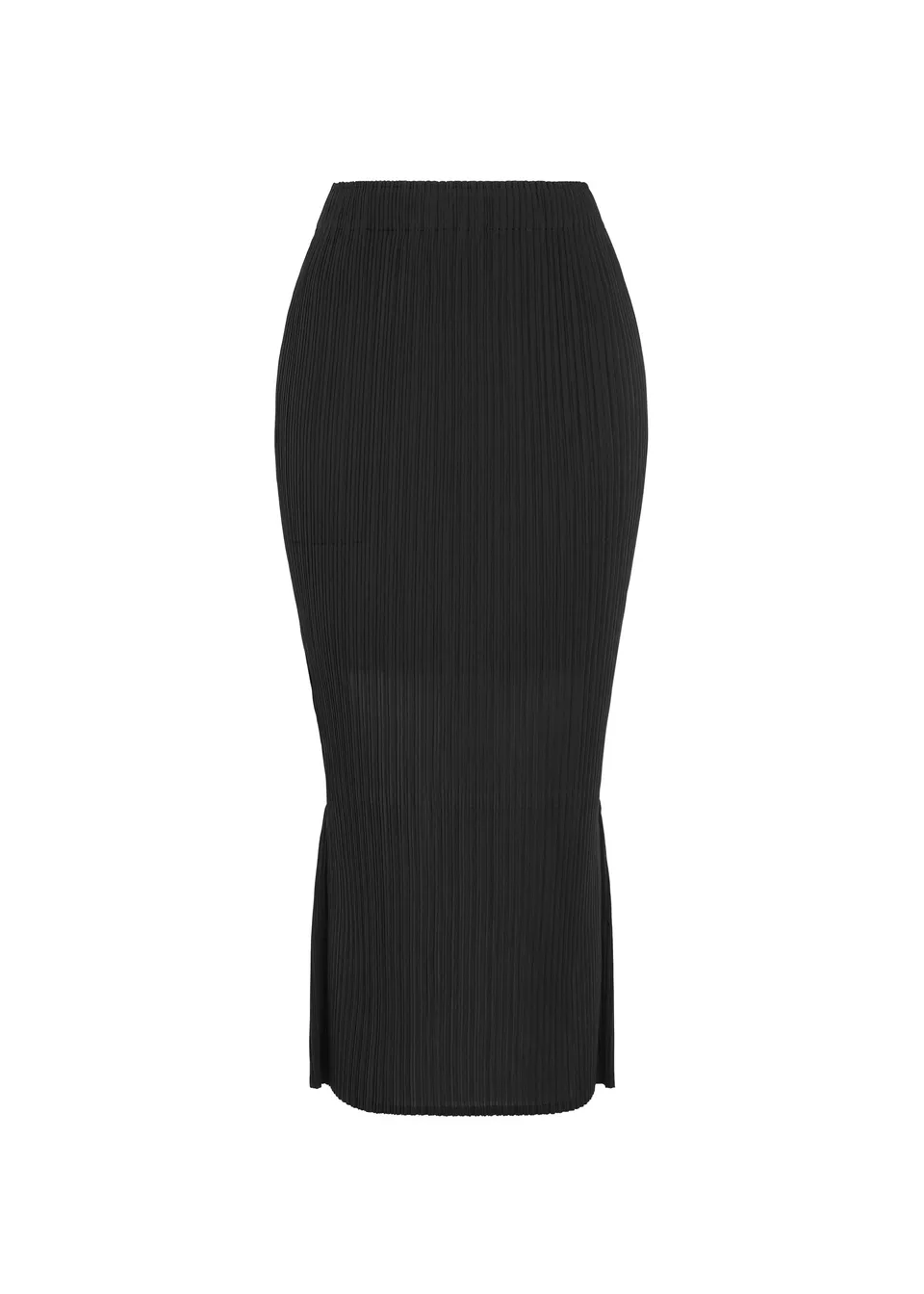 Issey Miyake Sheer Slit Pleats sukně černá vel. 2
