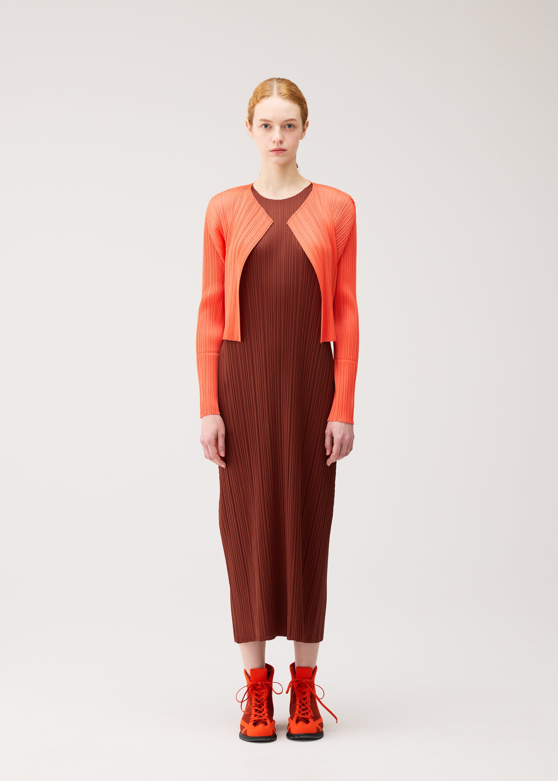 Pleats Please Issey Miyake Monthly Colors September kardigan