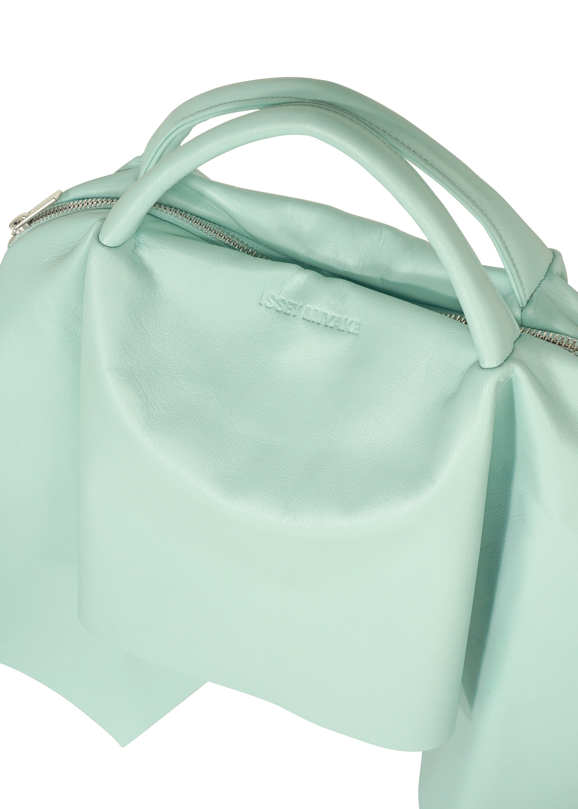 Issey Miyake Square Bag mini kabelka gray kůže