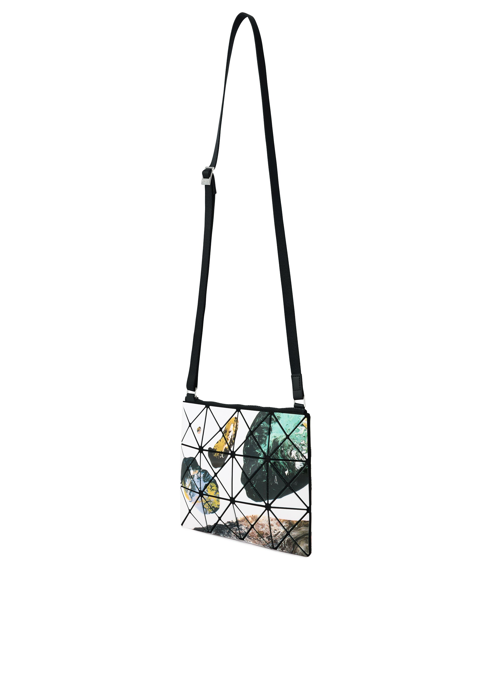 Issey Miyake Cosmic crossbody kabelka bílá