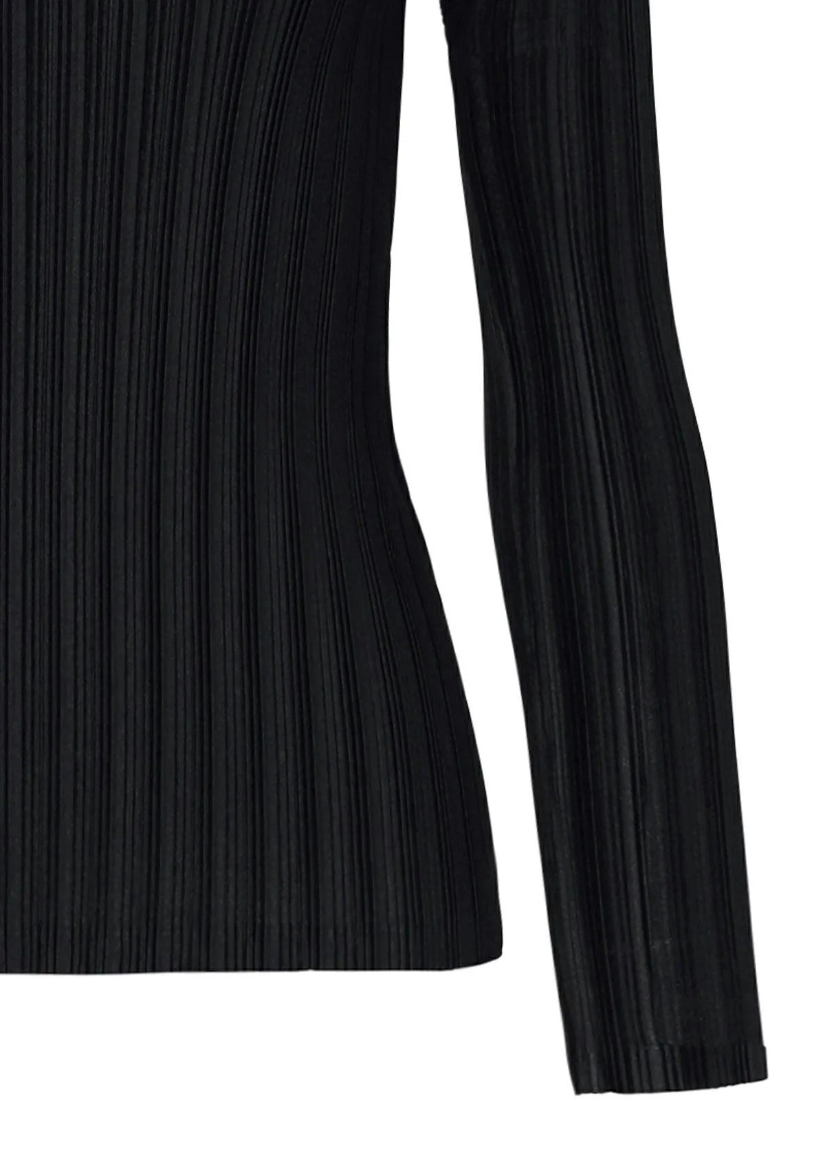 Issey Miyake Rib Pleats Basics triko černá vel. 3