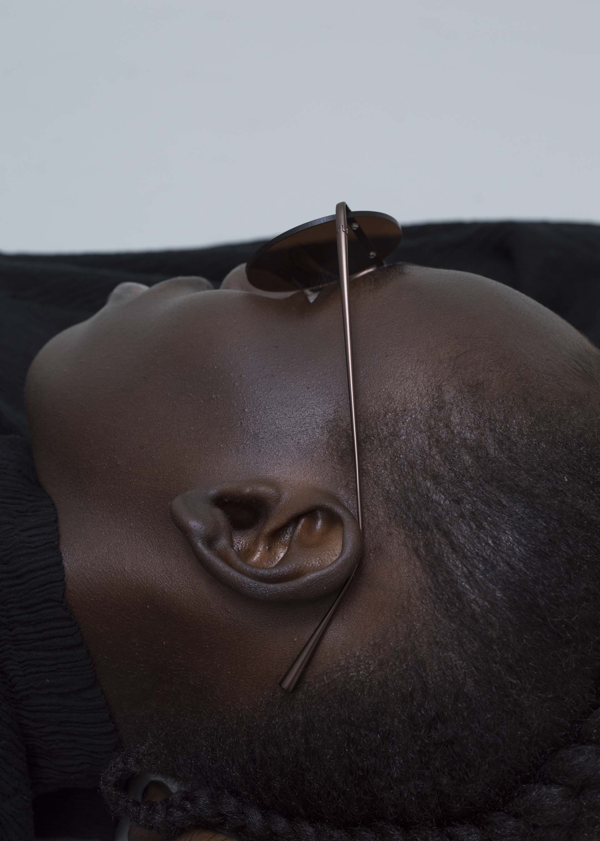 Issey Miyake IM-102 sluneční brýle hnědé titanové
