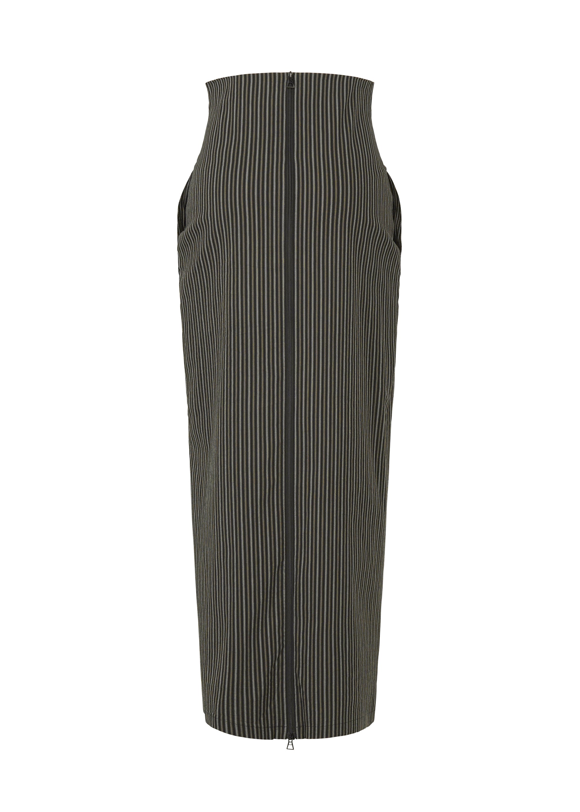 Issey Miyake Allow Stripe IM63FG094 sukně černá vel. 2 pruhovaná