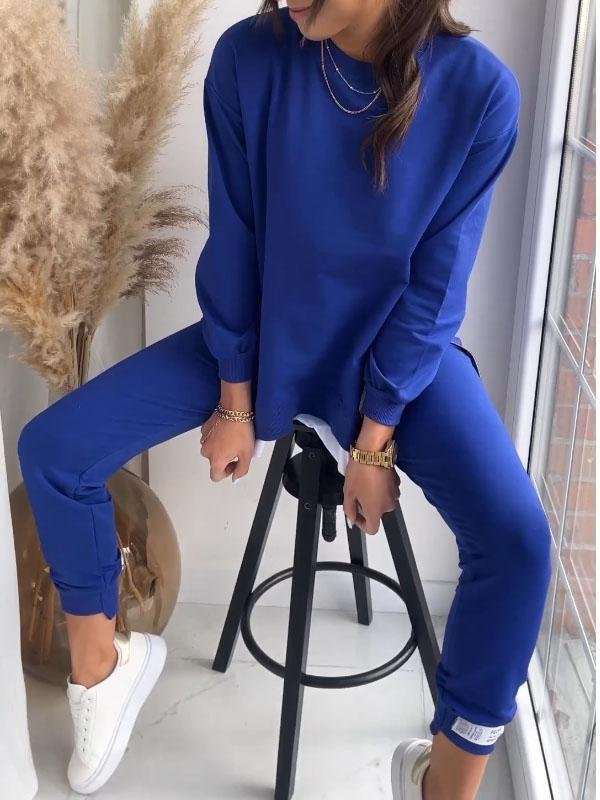Norielle oversize joggingová souprava šedá M 2dílná