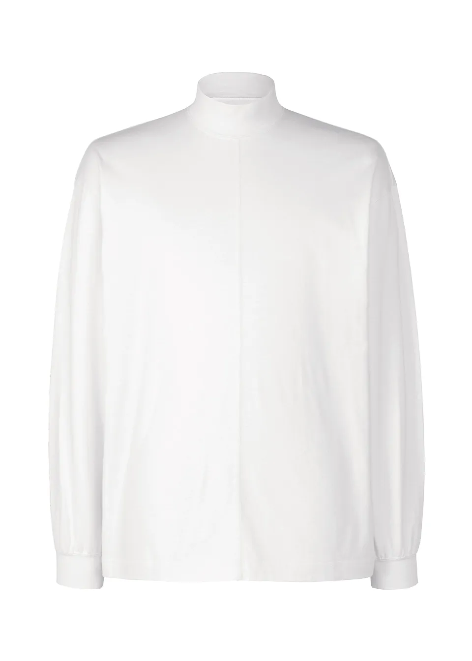 Homme Plissé Issey Miyake Black Turtleneck Top rolák bílý