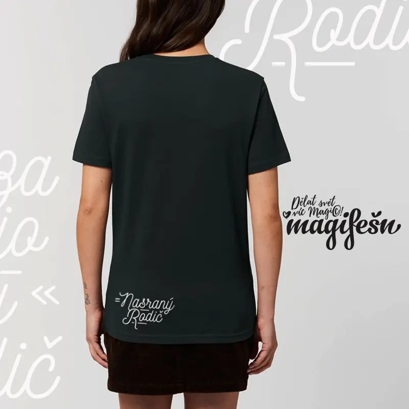 Magifešn XY Nezazdrojovaný rodič tričko výšivka