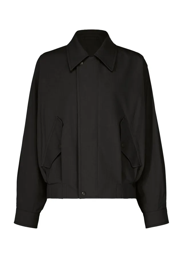 Issey Miyake Comfort Cotton bunda černá bavlněná