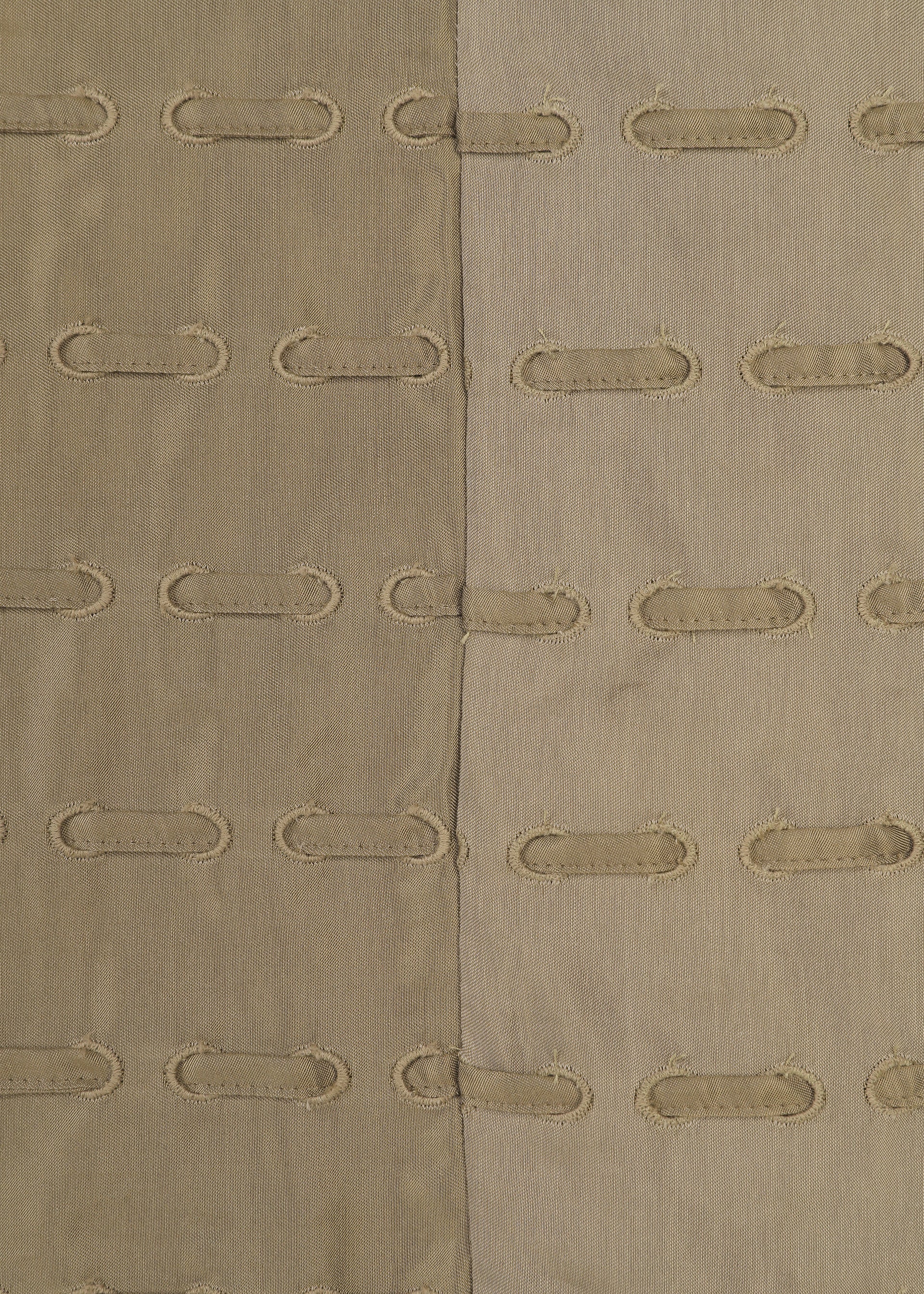 Issey Miyake Hole & Line kardigan khaki vel. 2 děrovaný