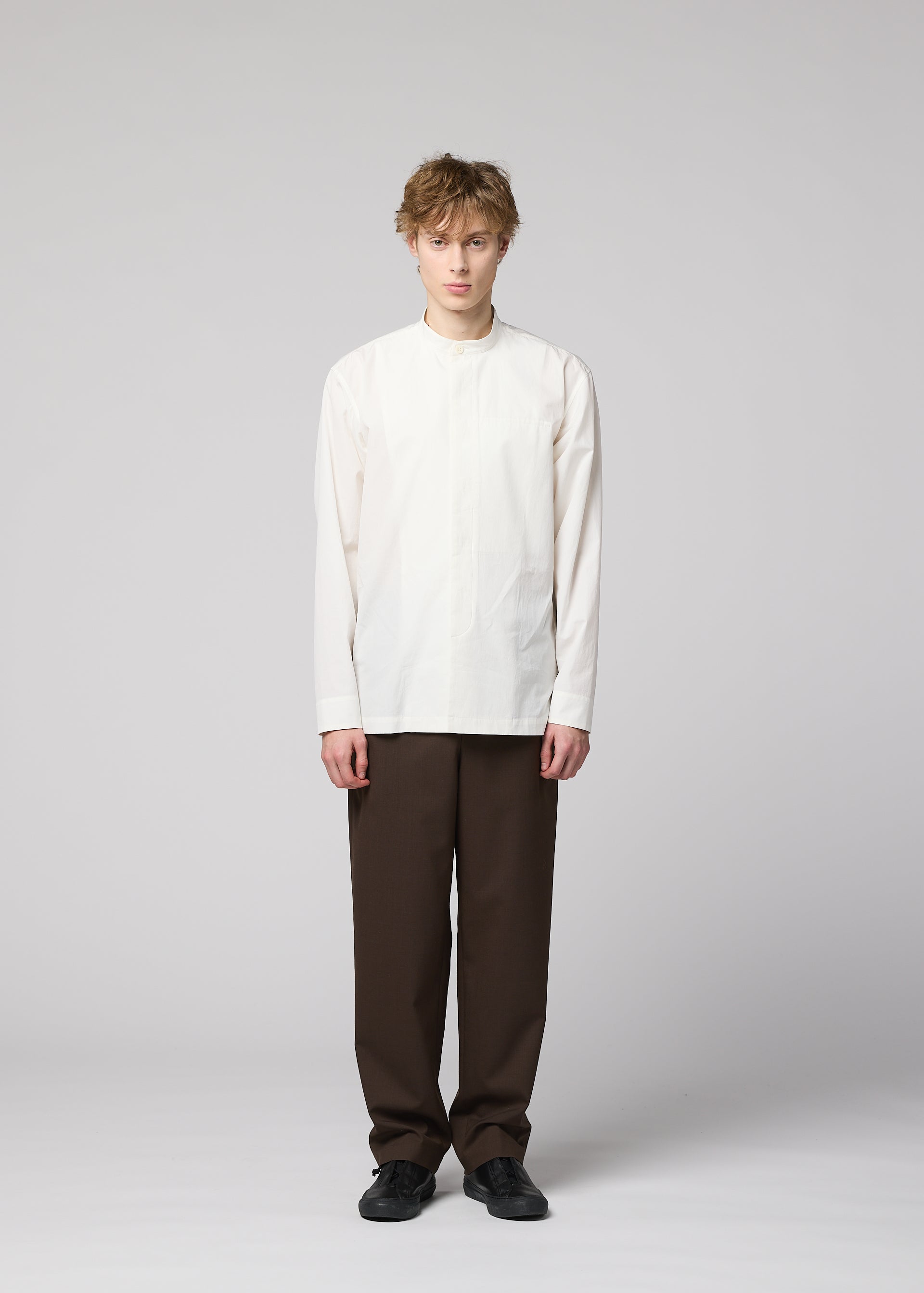 Issey Miyake IM MEN 140/2 SHIRT košile bílá bavlněná