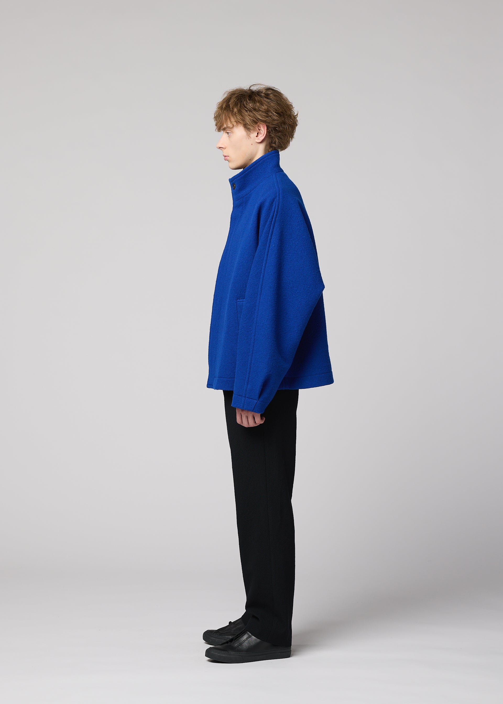 Issey Miyake FULLER WOOL bunda black vlněná