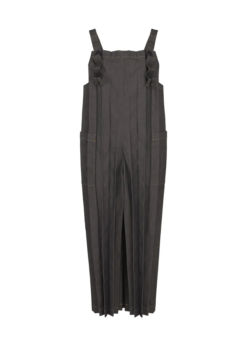 me Issey Miyake Denim Pleats Bottom overal černá denimový