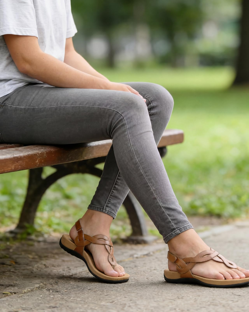 Norielle pletené ploché sandály černé boho