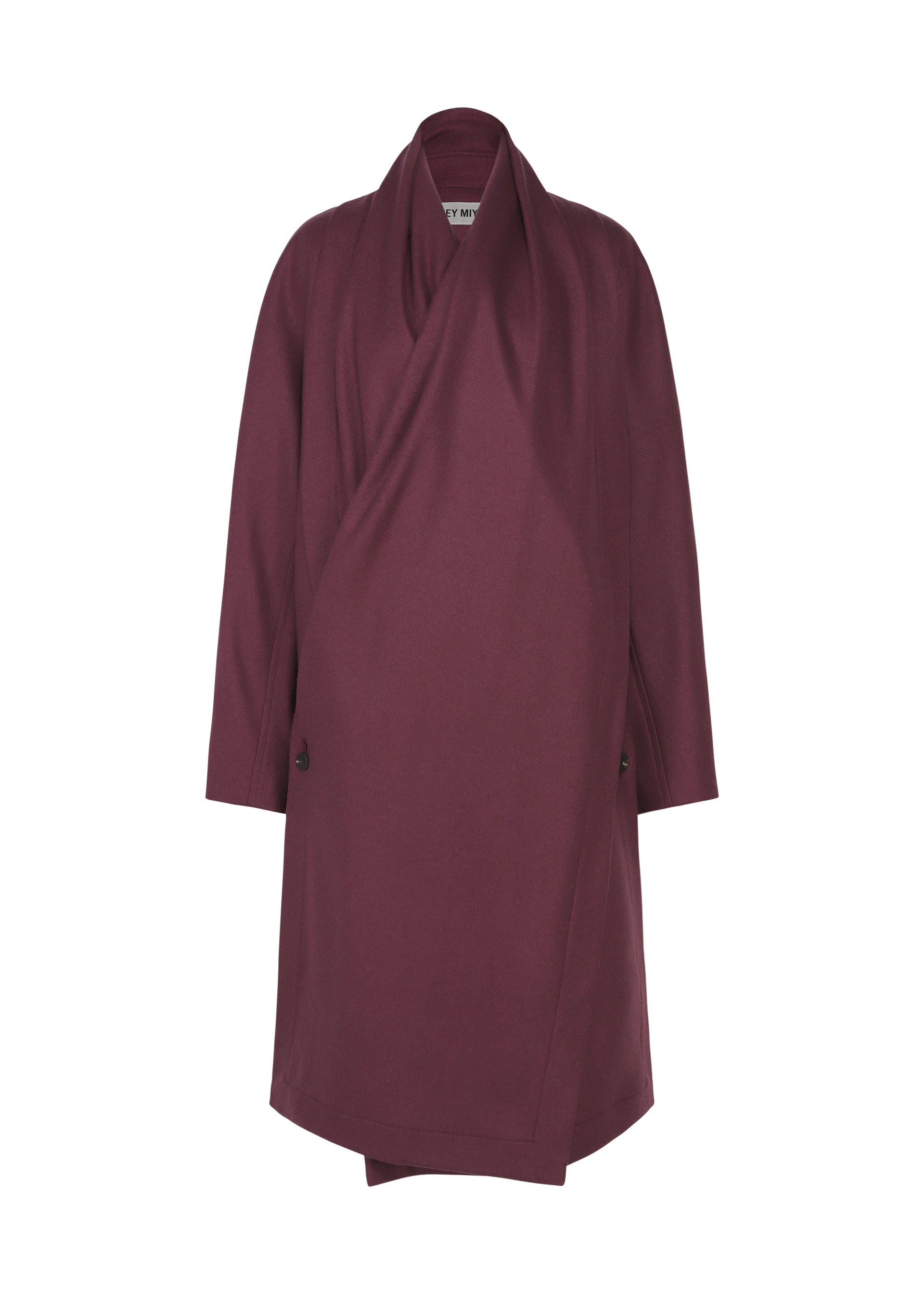 Issey Miyake Manner kabát Black vel. 2 vlněný
