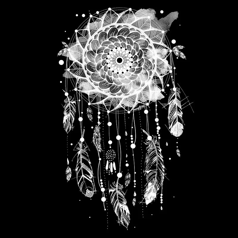 Magifešn XX Dreamcatcher tričko bílé biobavlna