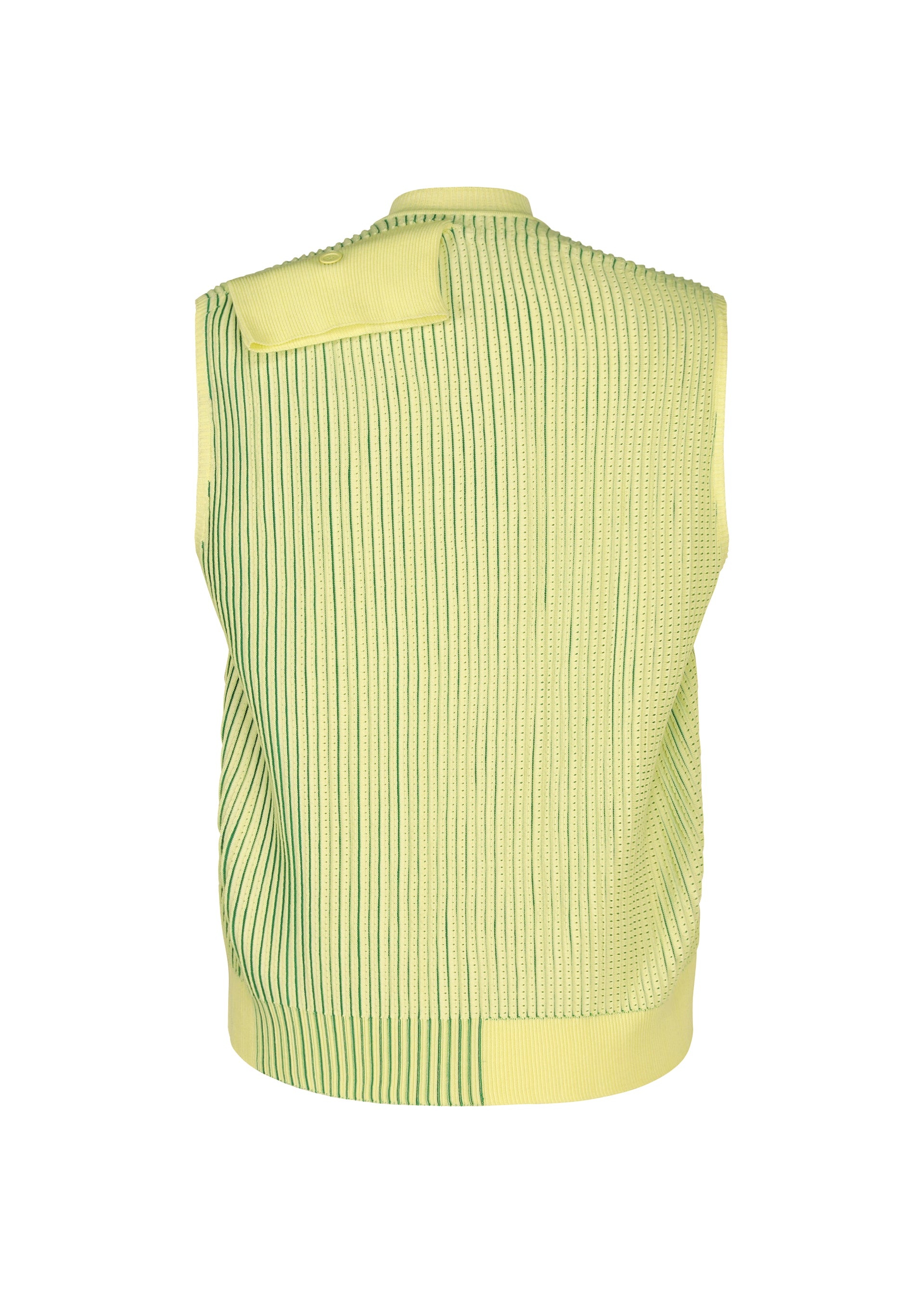 Issey Miyake Homme Plissé In The Shadow Knit vesta černá pletená