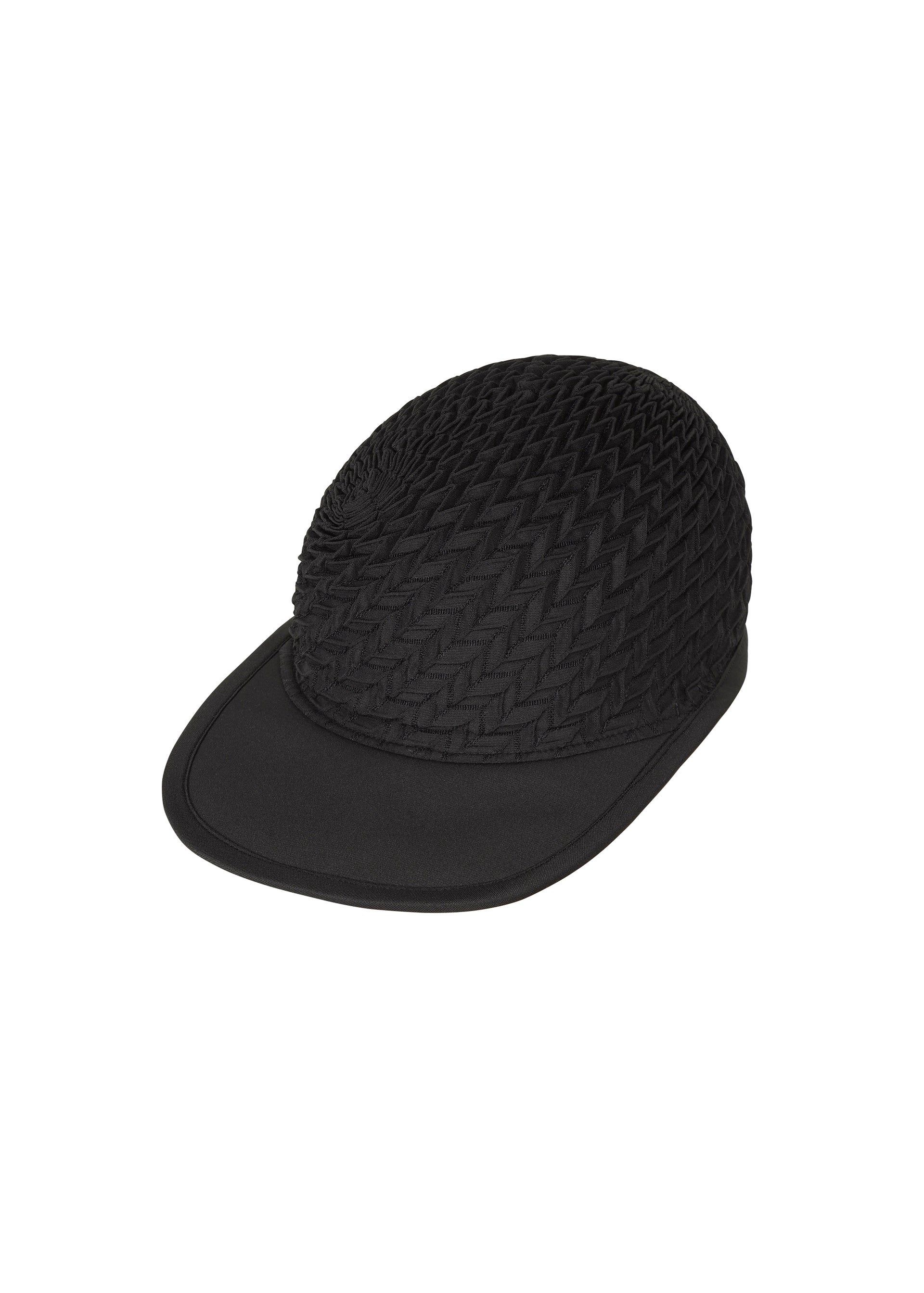 Issey Miyake Type-O Cap kšiltovka ivory geometrická