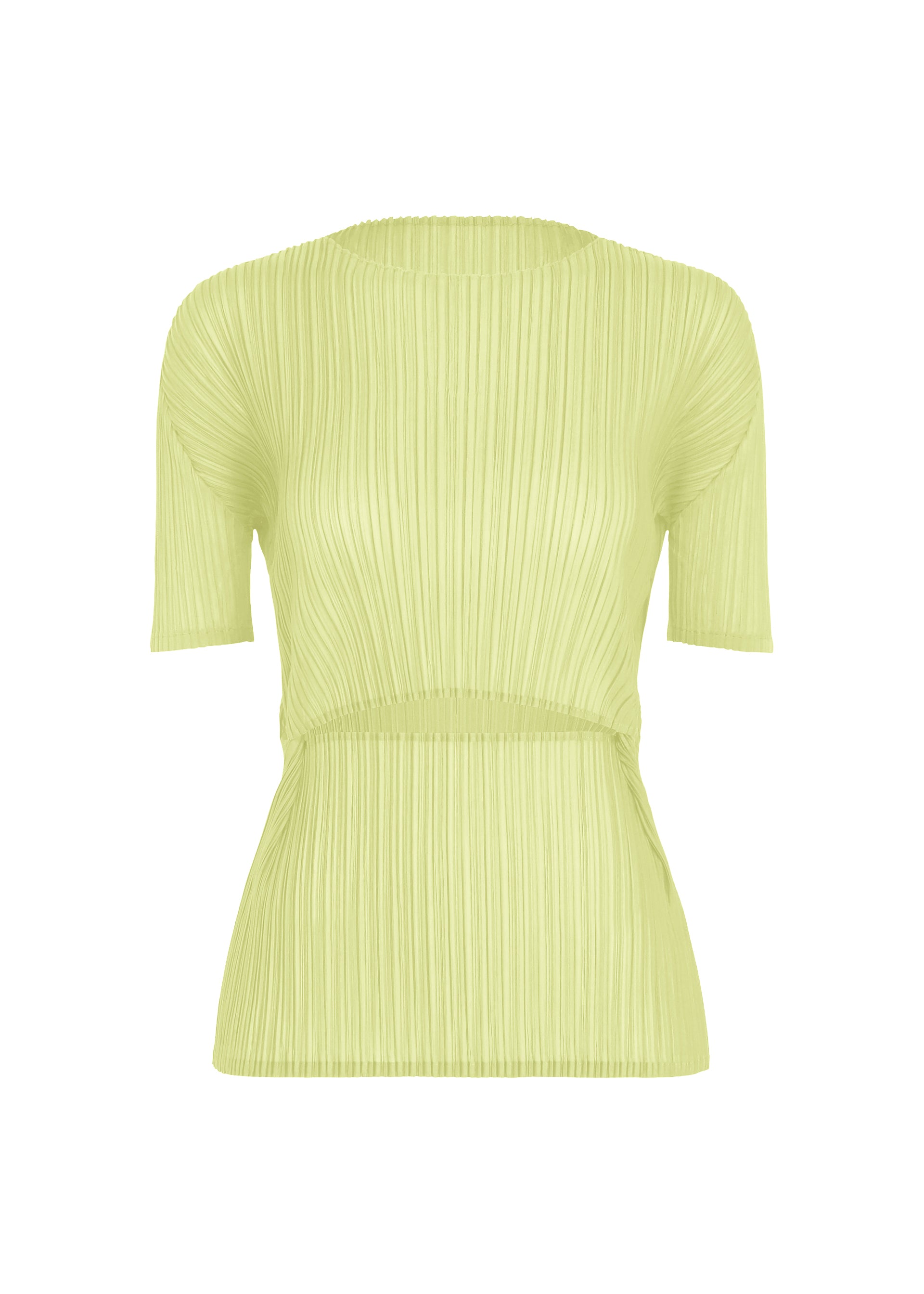 Issey Miyake Sheer Slit Pleats top černý vel. 2