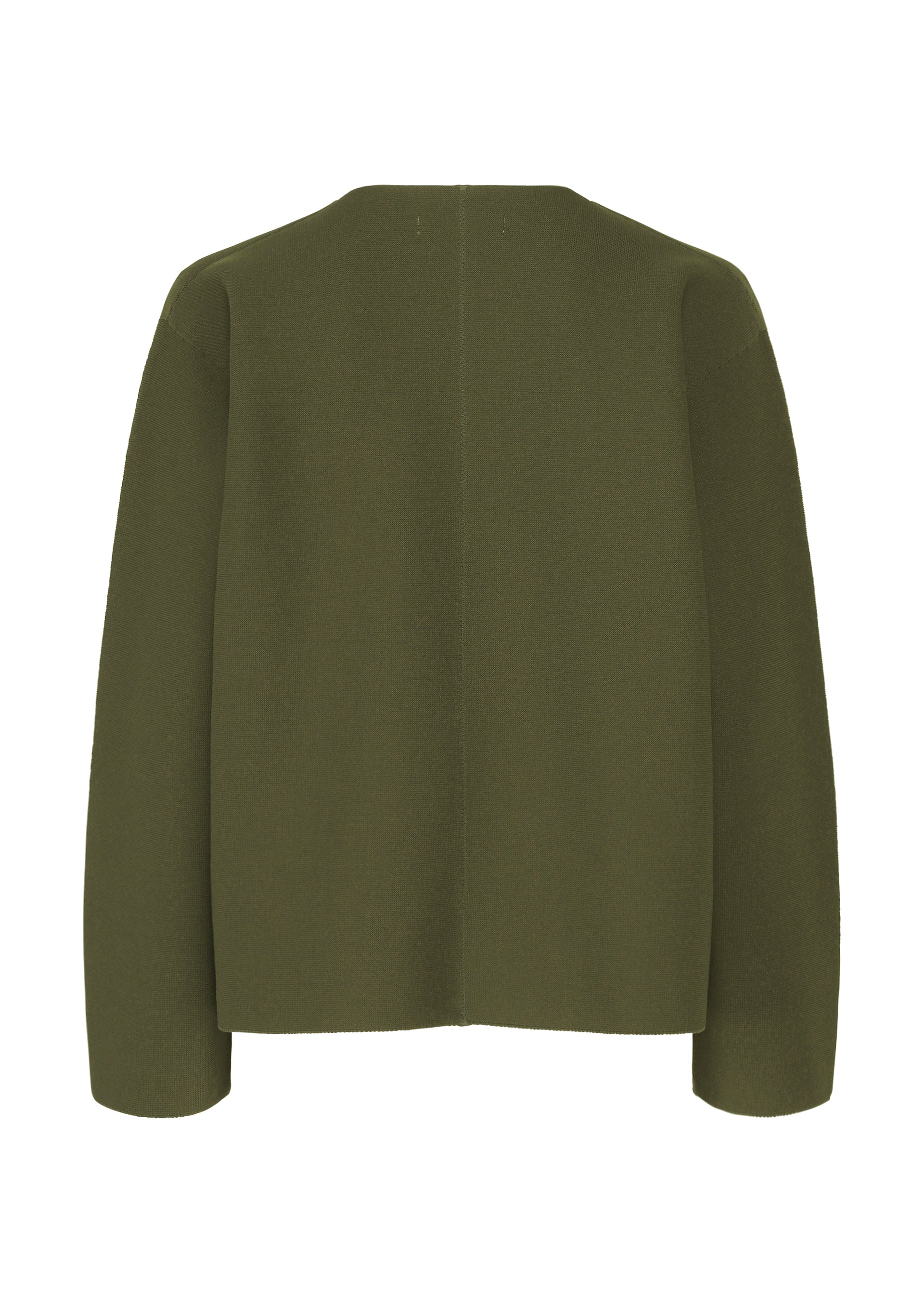 me Issey Miyake Solid Knit bunda smetanová lehká