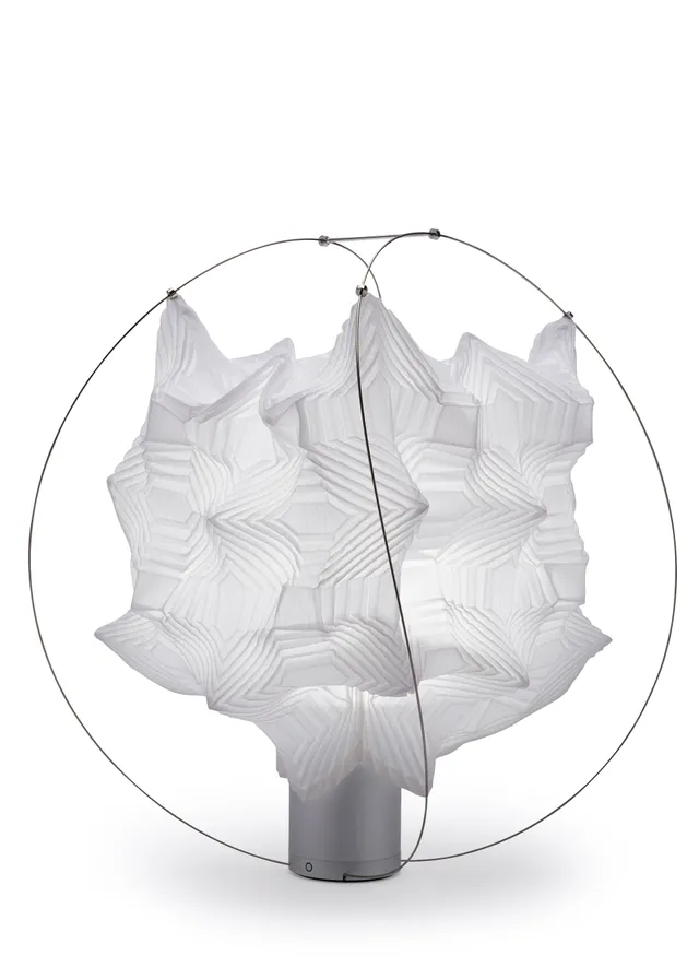 Issey Miyake TYPE-XIII O Series přenosná lampa bílá skládací