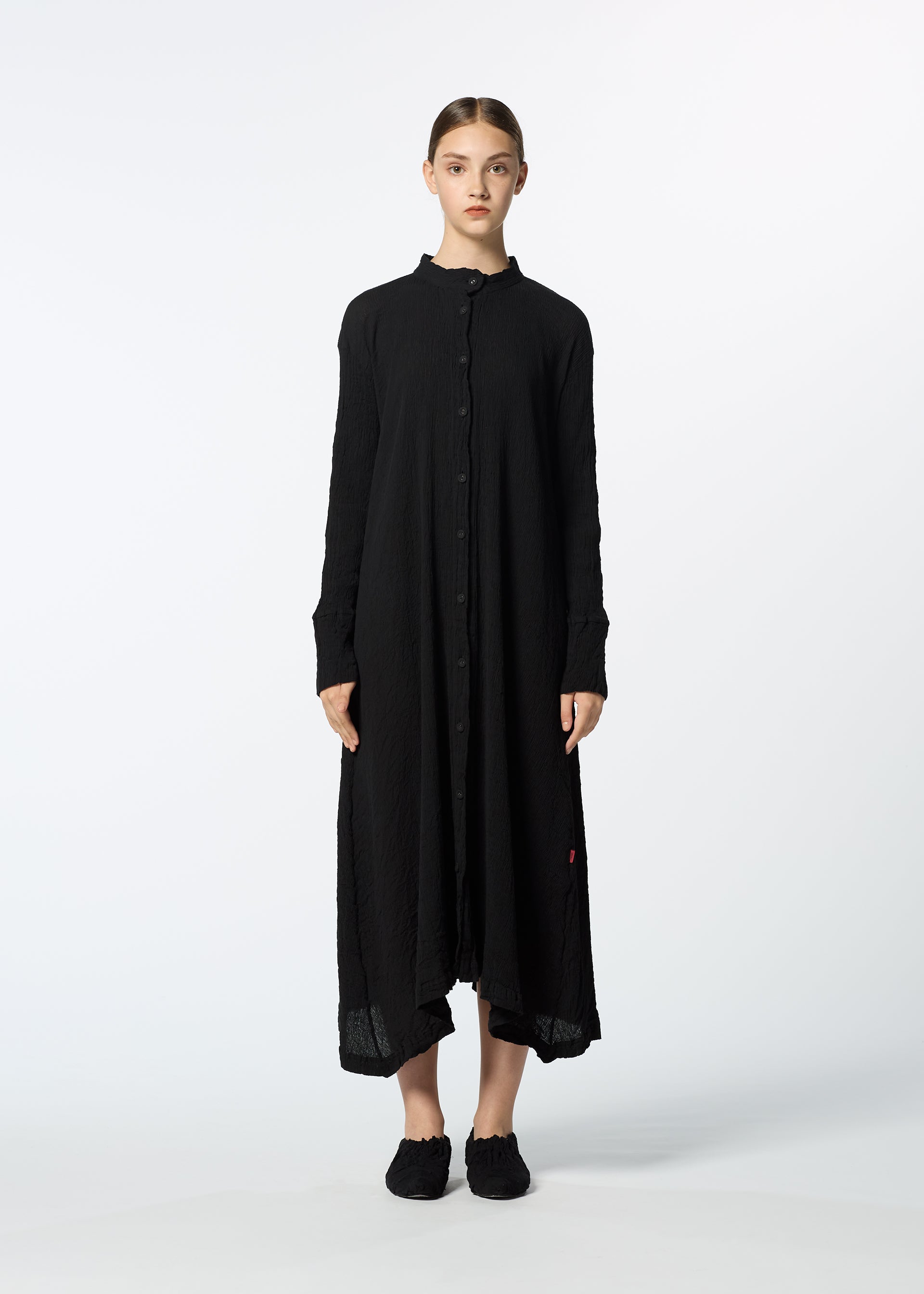 Issey Miyake Kyo Chijimi Basic šaty bílé vel. 2 bavlněné