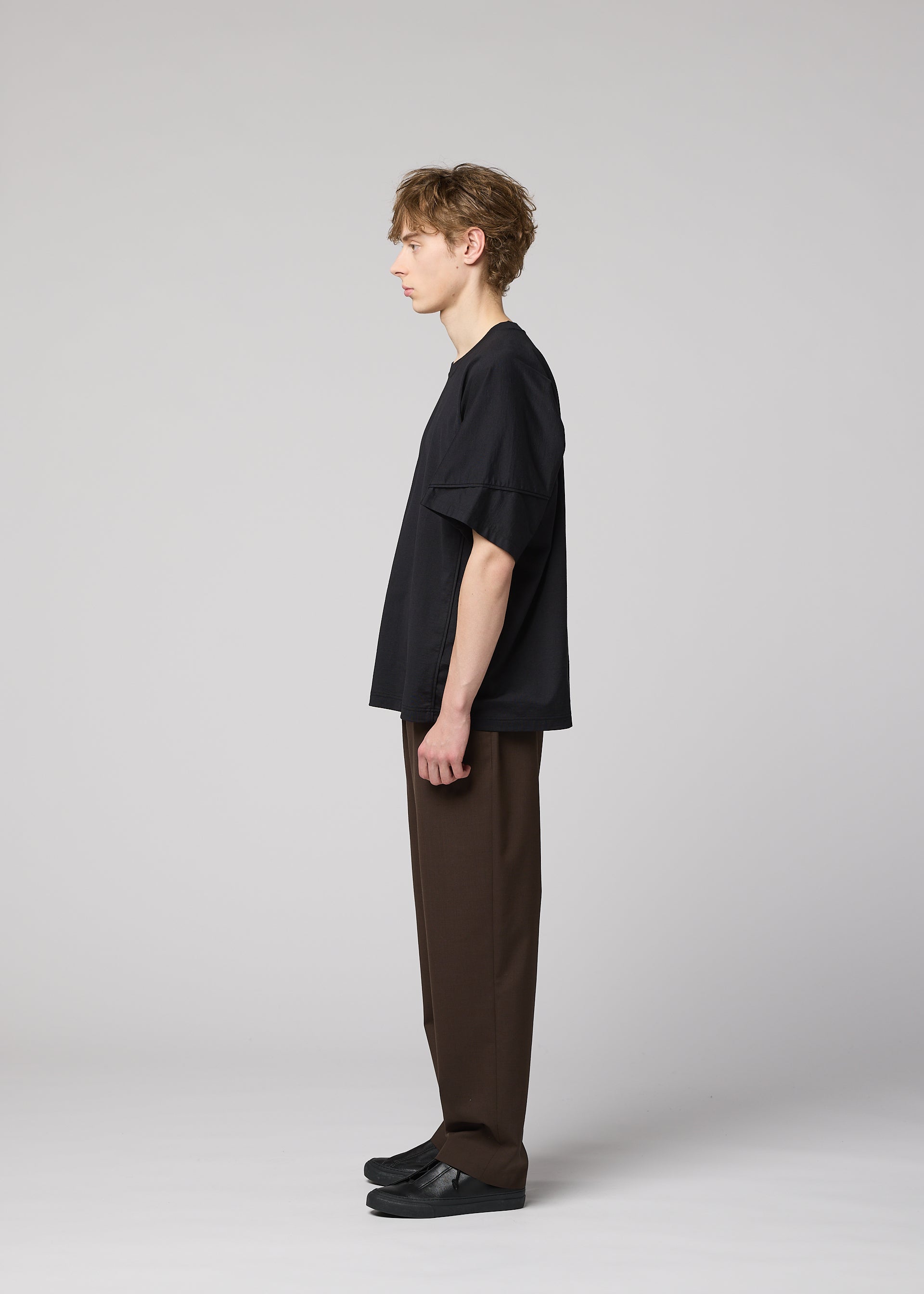 Issey Miyake Turn tričko bílé bavlněné