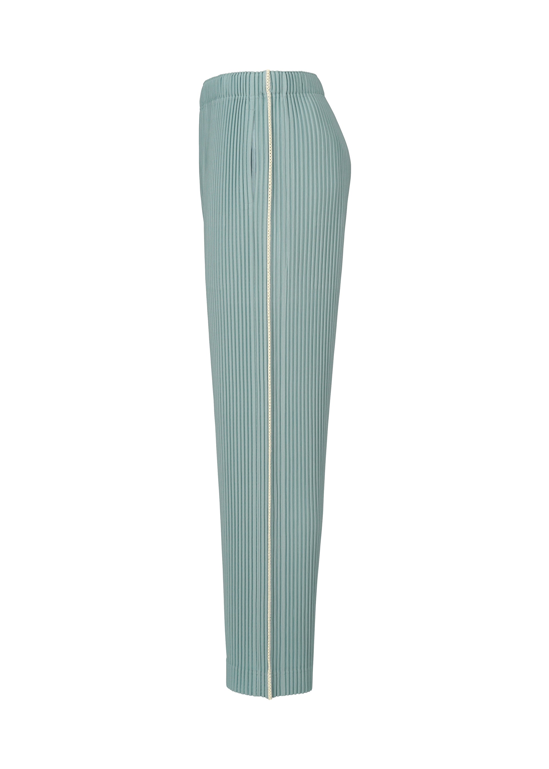 Homme Plissé Issey Miyake Embroidery kalhoty růžové