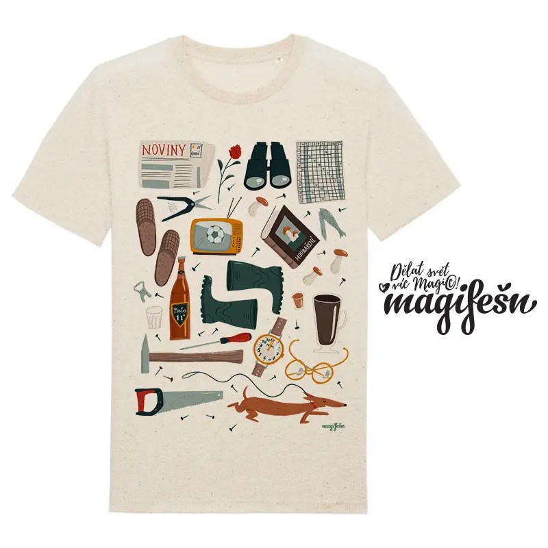Magifešn GrandPa XY unisex tričko z biobavlny dárek