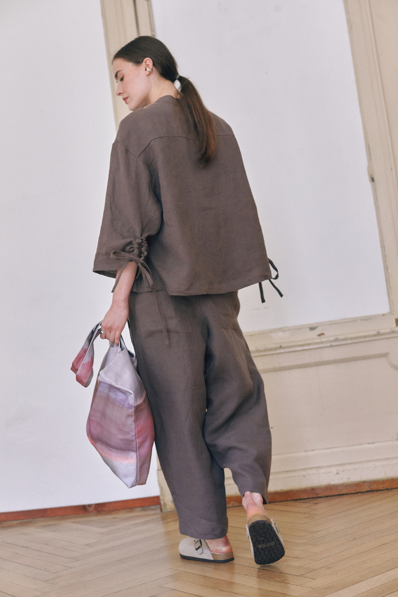 AURELIA & ZWEI FRAUEN Tokyo Linen lněná košile volná