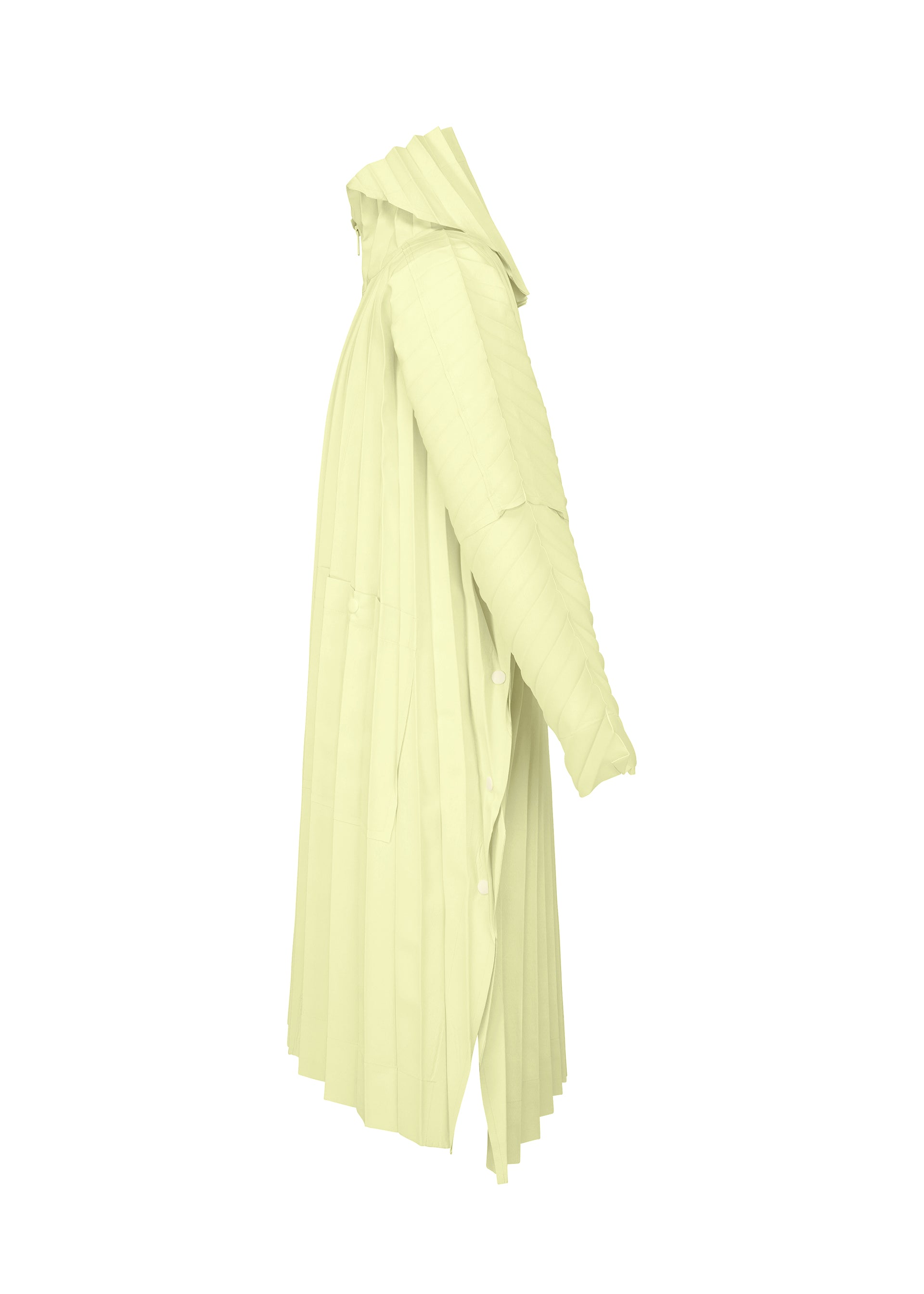 Issey Miyake Edge HP61230 kabát bílozelený vel. 1