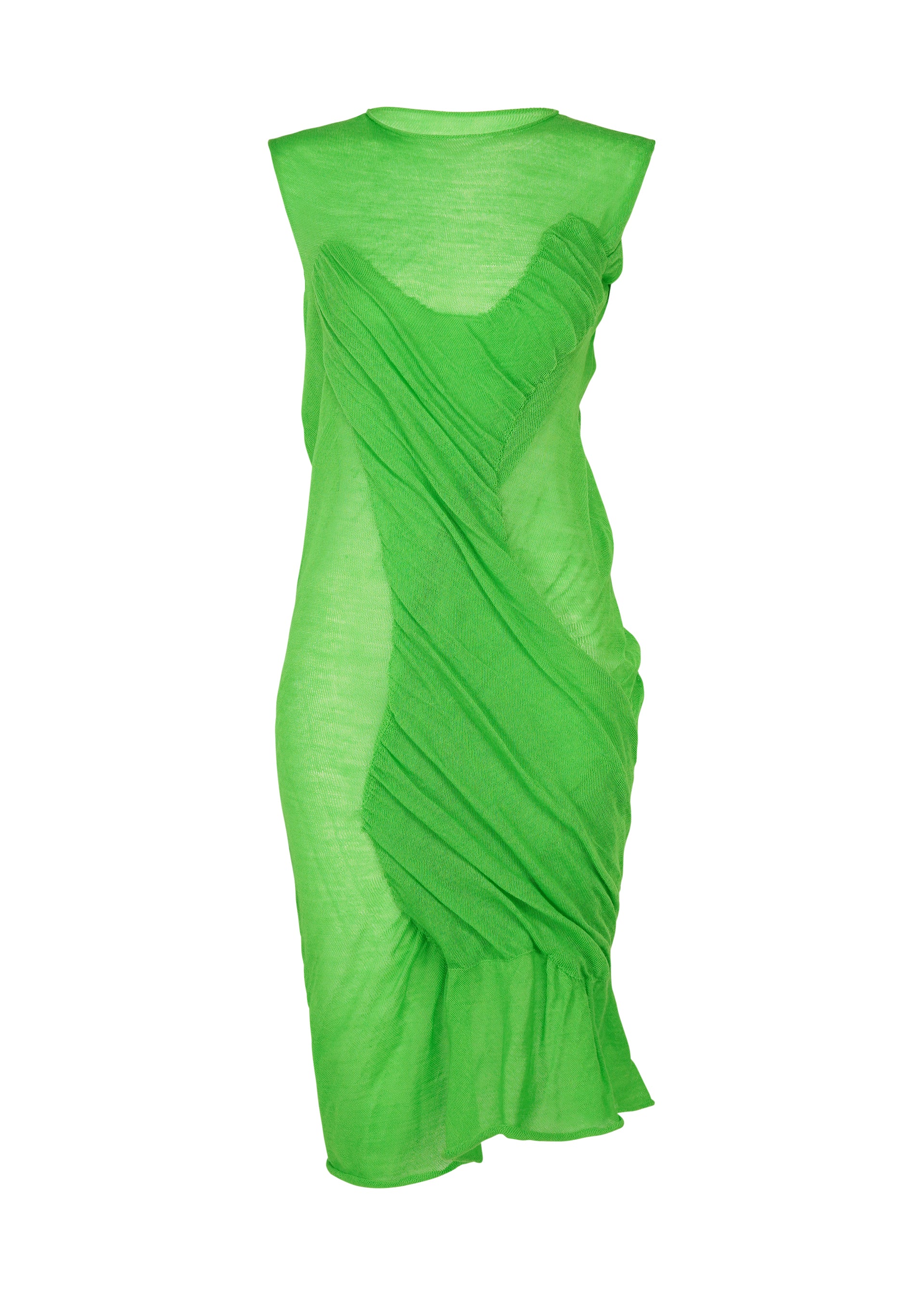 Issey Miyake Hug vlněné šaty off-white vel. 2