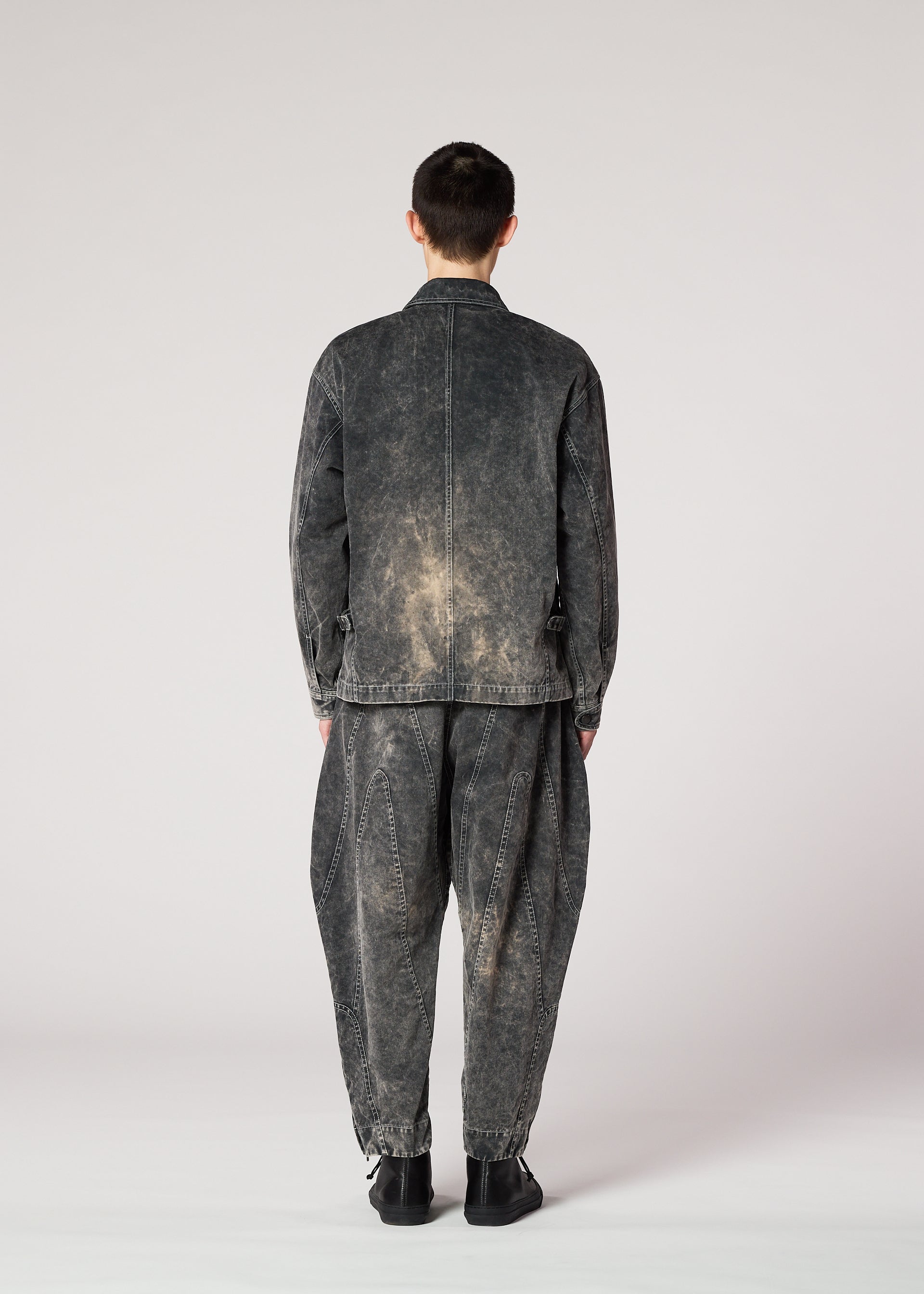 Issey Miyake Elements kalhoty černé vel. 2 bavlna