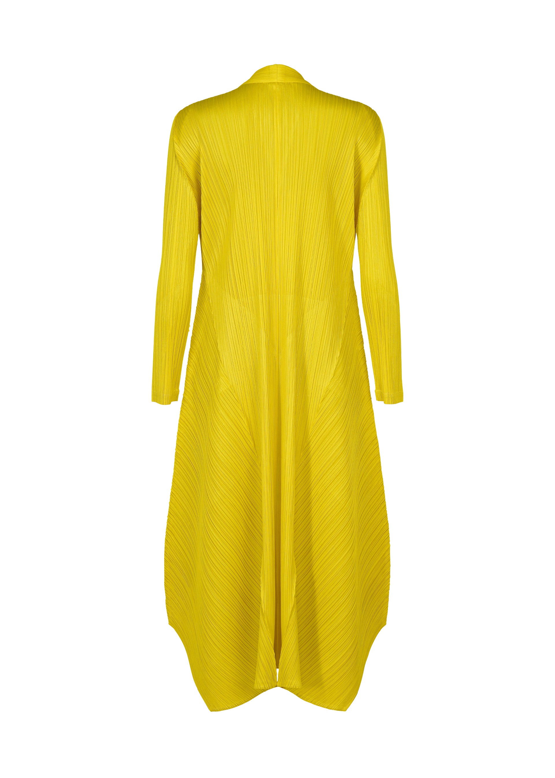 Issey Miyake Monthly October kabát béžový vel. 3 dlouhý