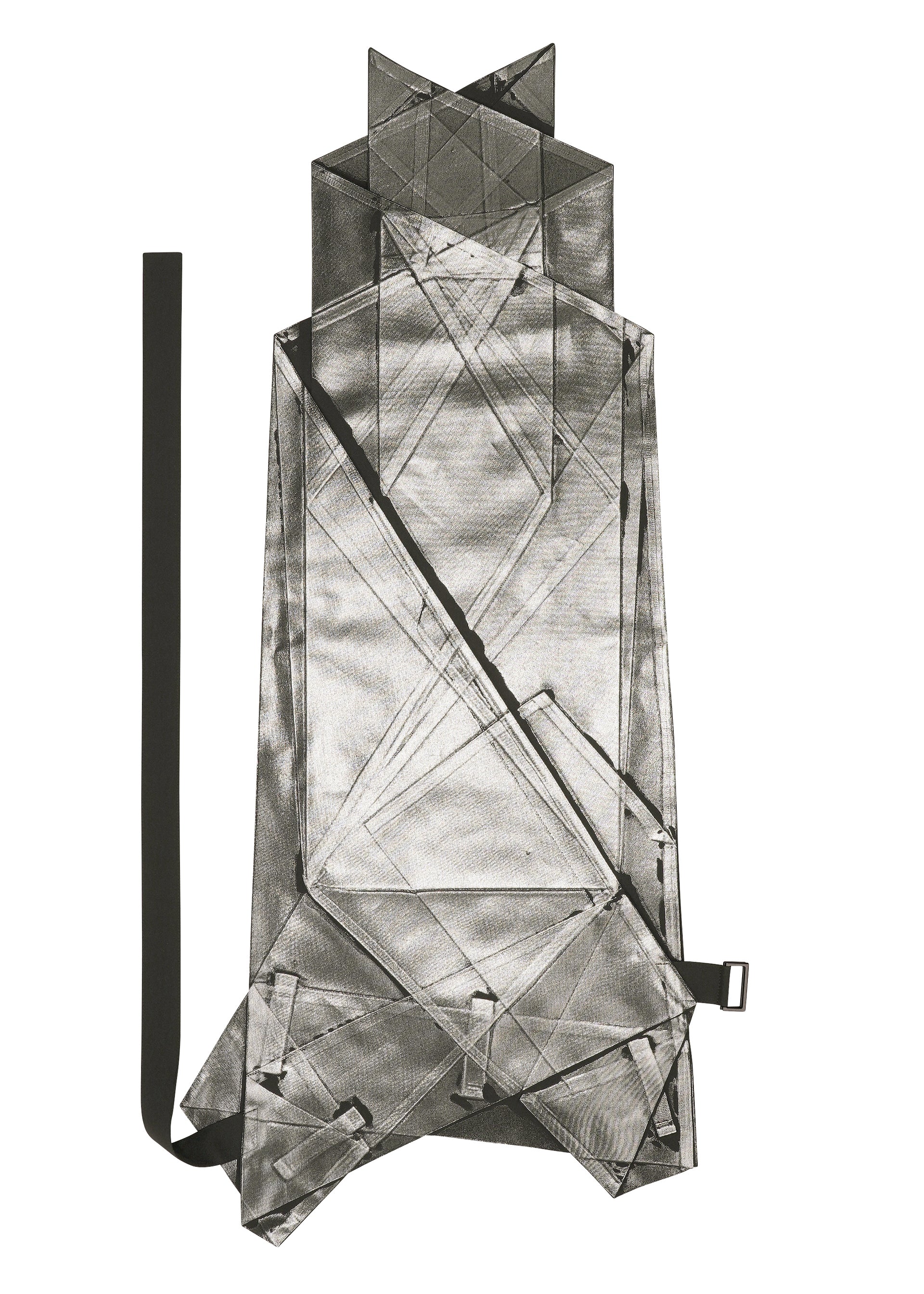 Issey Miyake 132 5. F-BT kalhoty Black Silver vel. 3 recyklované